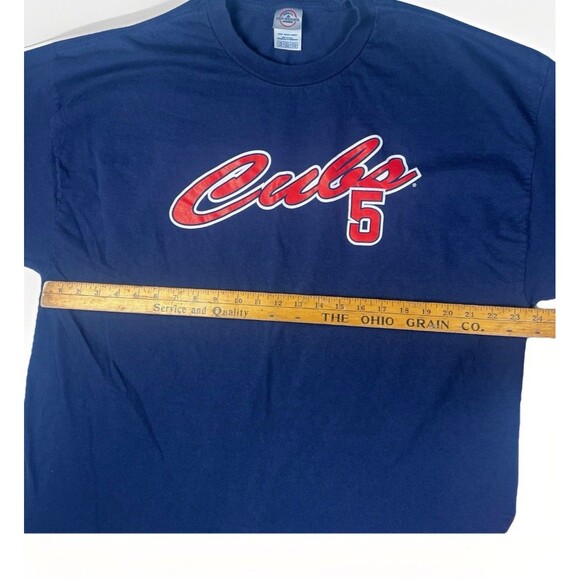 Nomar Garciaparra #5 Chicago Cubs T Shirt Delta Pro Weight MLB Navy Blue - Picture 2 of 7